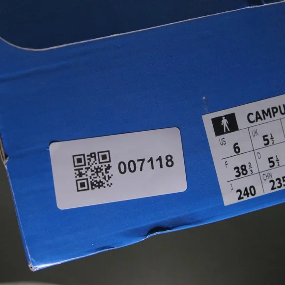 adidas Campus 80s Low Size 6youth=7.5womens Light Purple White Running Sneakers - Picture 8 of 10